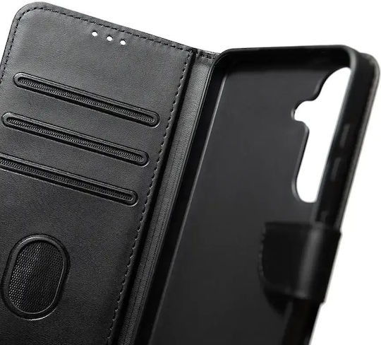 Leder Brieftasche Hülle Samsung Galaxy M15 5G Schwarz