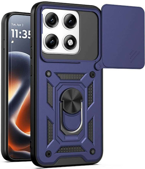 Case Motorola Edge 70 Pro Camera Protection Magnetic Ring Set Sticker Camshield Blue
