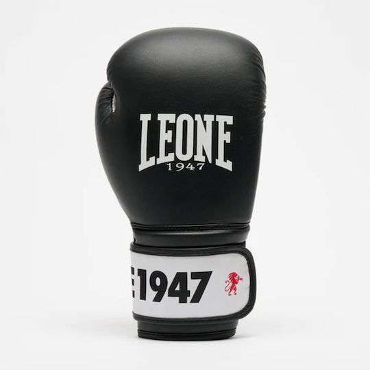 Leone 1947 Боксови Ръкавици от Синтетична Кожа за Състезание Черни