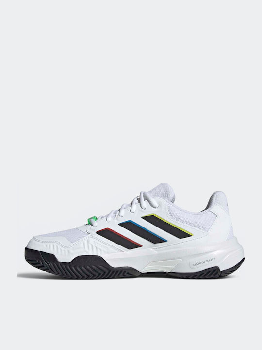 adidas Courtjam Control 3 Ftwr Мъжки Обувки За Тенис Бели