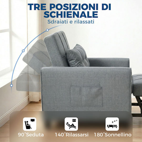 Relax Armchair Grey 69x82x85cm