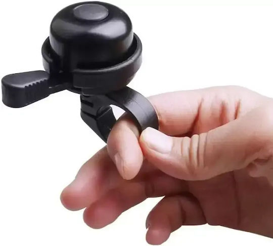 Black Aluminum Bicycle Bell Loud 33mm