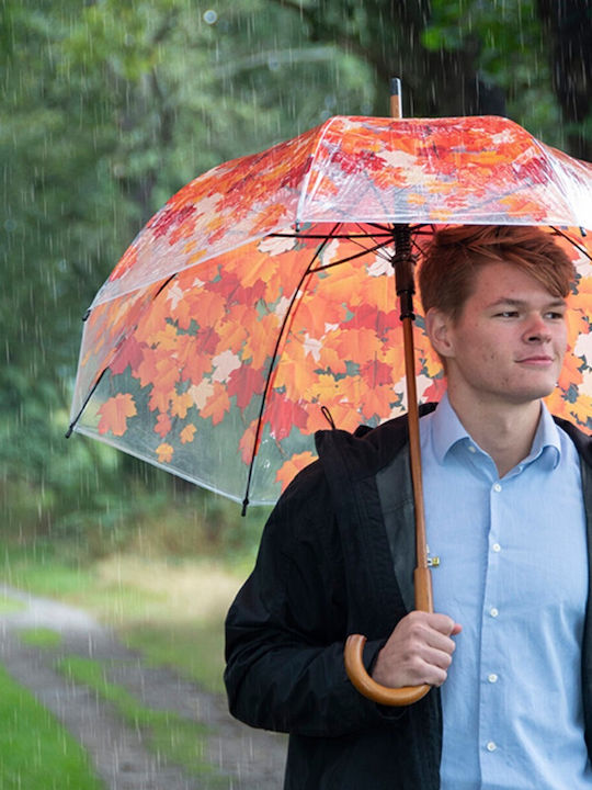 Esschert Design Kompakte Transparente Regenschirm