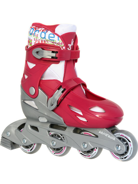 Athlopaidia Inline Rollers Fuchsia Kids