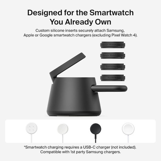 Belkin Kabelloses Qi2-Ladegerät 25W Schwarz (UltraCharge)