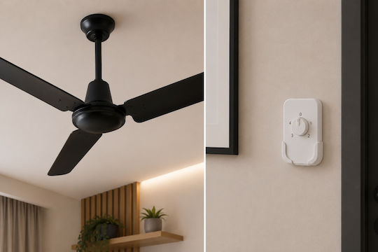 Gruppe NK56 Επαγγελματικός Ανεμιστήρας Οροφής 70W Διαμέτρου 142cm