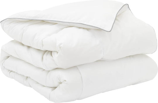 vidaXL Set de pături simplu 135x200cm Alb 2 buc