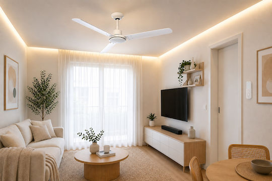 Gruppe NK56 Επαγγελματικός Ανεμιστήρας Οροφής 70W Διαμέτρου 142cm