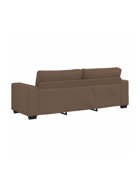vidaXL Wohnzimmermöbel-Set 3-Sitzer & 2-Sitzer & Sessel Braun