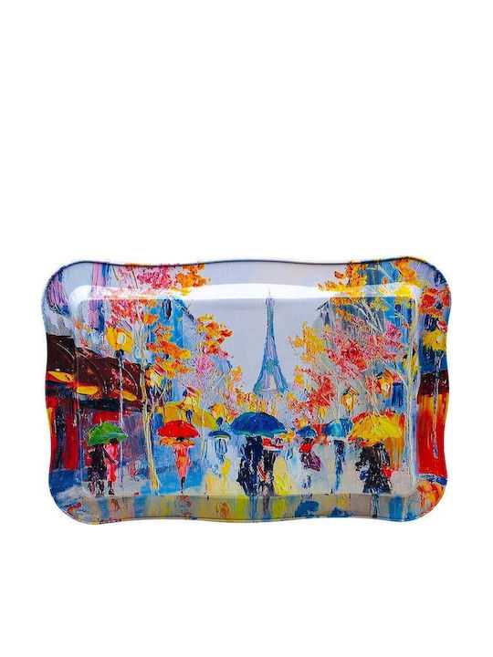 SteweHome Metallic Serving Tray 24x36cm