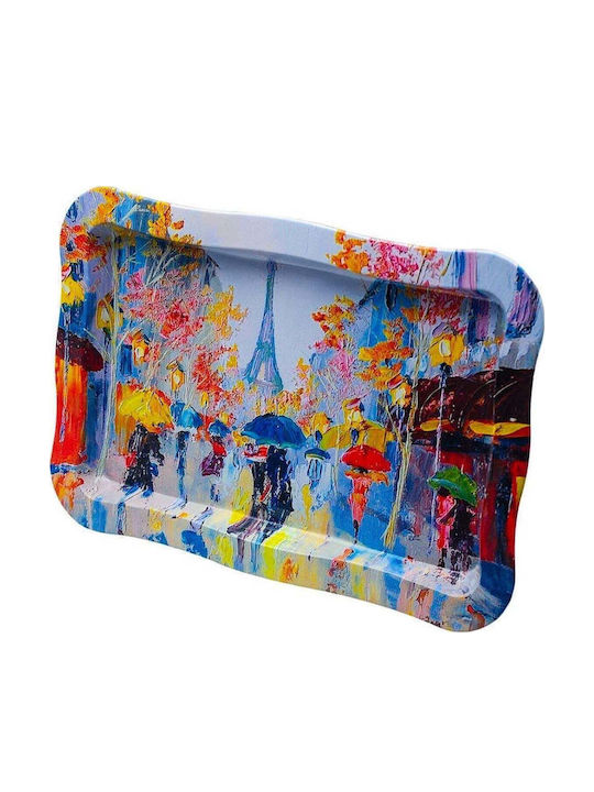 SteweHome Metallic Serving Tray 24x36cm