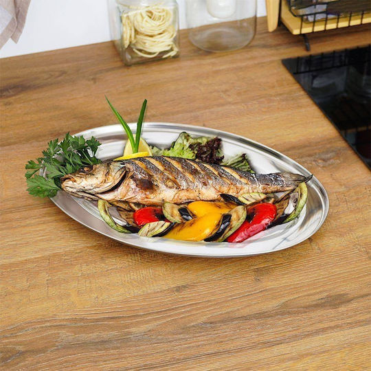 Excellent Houseware Metallic Serving Tray 3 Pieces