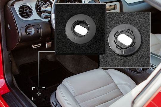 Black Driver Mat Toyota Prius Iii Plus 7-seater 2011