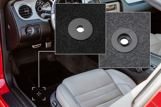 Black Driver Mat Skoda Kodiaq 7-seater 2016