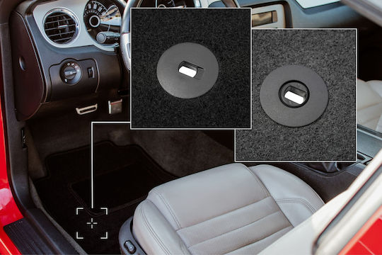 Black Driver Mat Hyundai Ioniq Electric Crossover 2016