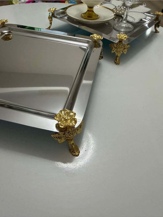 SteweHome Stainless Steel Bed Tray 3 Pieces