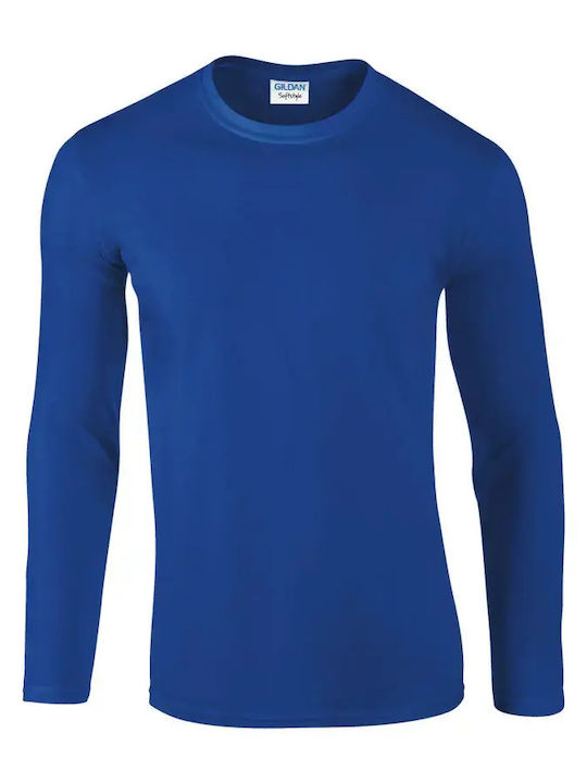 Gildan Softstyle Herren Werbebekleidung Langärmeliges T-Shirt Royal
