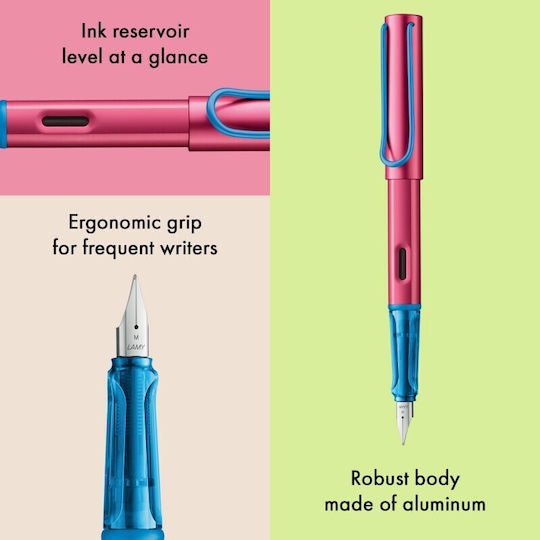 Lamy Al-star Писалка Fine Зелена от Алуминий с Зелено Мастило