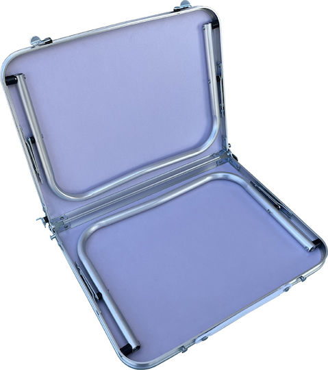 General Trade Table Aluminum for Camping Foldable in Case 60x40x42cm White