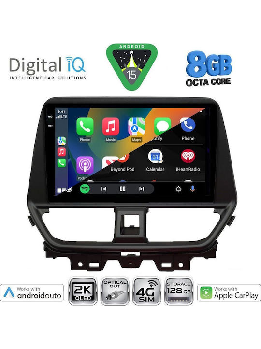 Digital IQ Car Audio System for Suzuki Baleno 2022 (Bluetooth/USB/WiFi/GPS/Apple CarPlay/Android Auto) with 9" Touch Screen