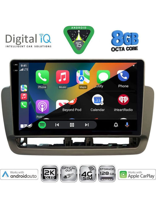 Digital IQ Car Audio System for Seat Ibiza 2012-2015 (Bluetooth/USB/WiFi/GPS/Apple CarPlay/Android Auto) with 9" Touch Screen