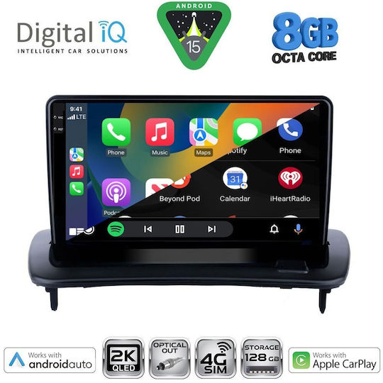 Digital IQ Ηχοσύστημα Αυτοκινήτου για Volvo C30 / S40 2004-2013 (Bluetooth/USB/WiFi/GPS/Apple-Carplay/Android-Auto) με Οθόνη Αφής 9"
