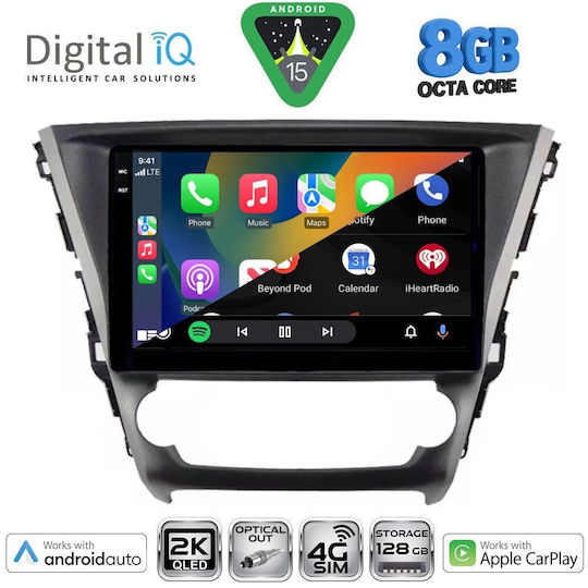 Digital IQ Car Audio System for Toyota Avensis 2016-2019 Bluetooth USB WiFi GPS Apple CarPlay Android Auto with 10" Touch Screen