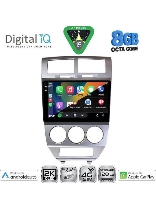 Digital IQ Car Audio System Dodge Caliber 2006-2012 Bluetooth USB WiFi GPS Apple CarPlay Android Auto with 10" Touch Screen