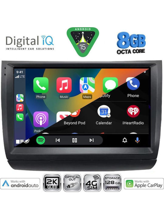 Digital IQ Car Audio System for Toyota Prius 2003-2009 Bluetooth USB WiFi GPS Apple CarPlay Android Auto with 9" Touch Screen