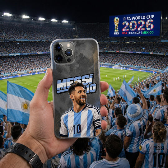World Stars Collection Lionel Messi OnePlus N10 5G Flexible TPU Transparent Silicone Case