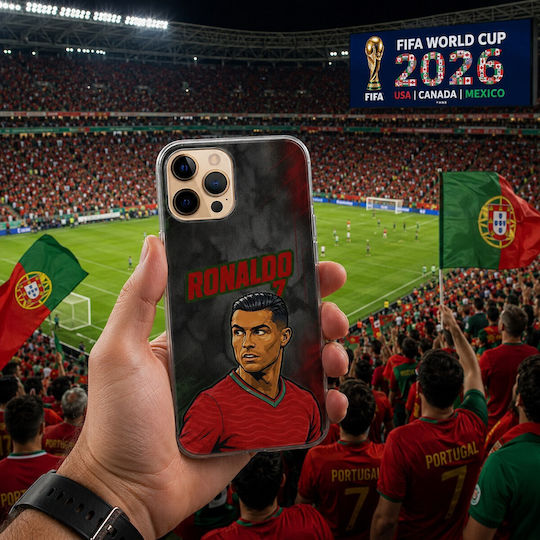World Stars Collection Cristiano Ronaldo Realme Narzo 50i Prime Flexible TPU Transparent Silicone Case