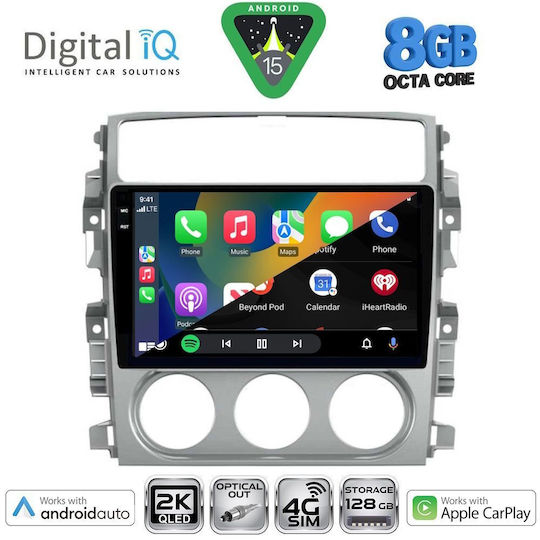 Digital IQ Ηχοσύστημα Αυτοκινήτου για Suzuki Liana 2001-2007 (Bluetooth/USB/WiFi/GPS/Apple-Carplay/Android-Auto) με Οθόνη Αφής 9"