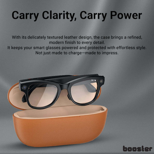 Booster Vision Pro Без Заряден Калъф / Space Titanium Смарт Очилa Черни