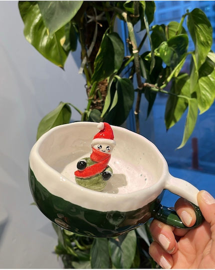 SteweHome Christmas Ceramic Mug Snowmen