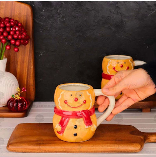 SteweHome Weihnachtlicher Keramikbecher 550ml
