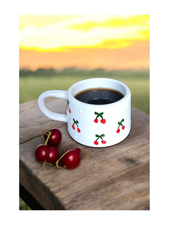 SteweHome SteweHome Weihnachtlicher Keramikbecher Weiß