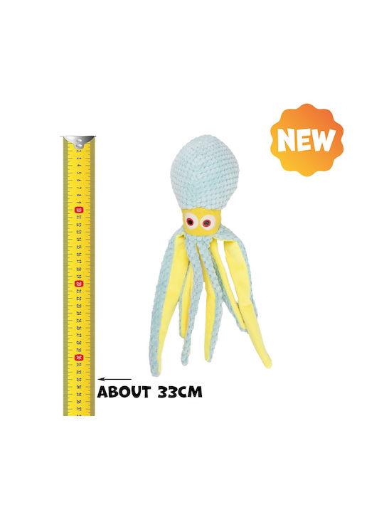 Uniq Cuddly Dog Toy With Sound 10cm Light Blue 1 Piece