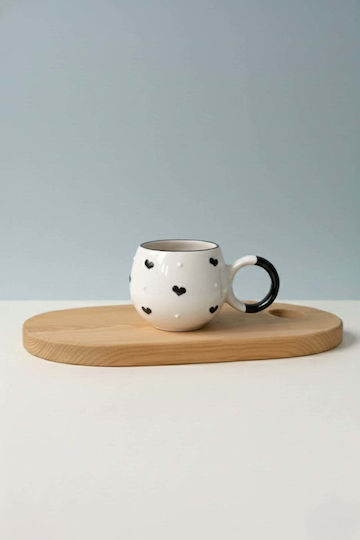 SteweHome Cană Ceramică Albă 200ml