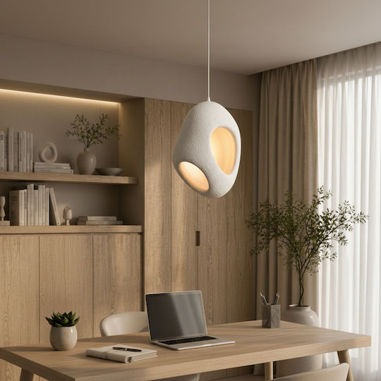 Alista Home Lumini Suspendate Alb Cu Bază De Bec E27 Înălțime Reglabilă