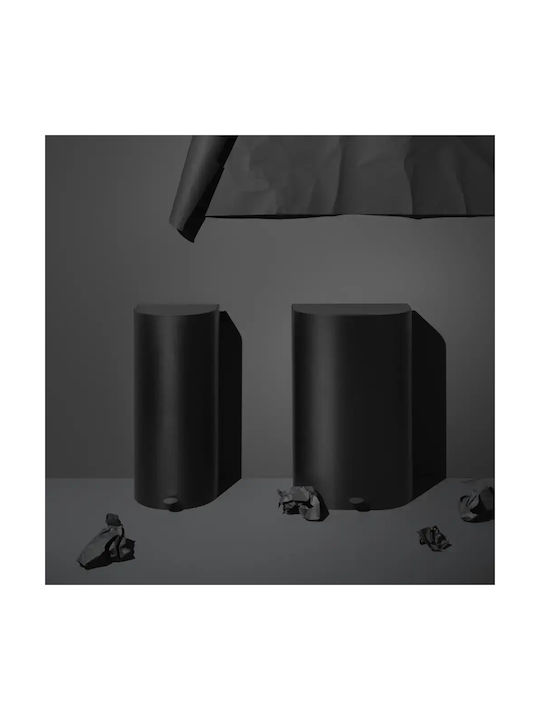Premium Premium Waste Bin from Inox Steel with Pedal Black 60lt