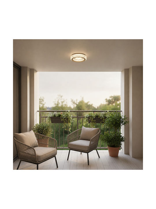 Alista Home Plafonieră de Tavan Albă cu LED Integrat