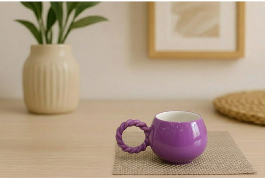 SteweHome Keramiktasse Lila 130ml