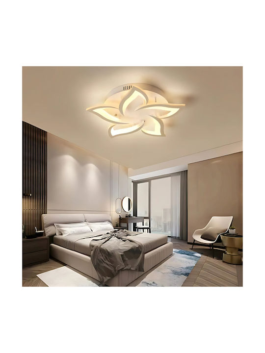 Alista Home Plafonieră de Tavan Albă cu LED Integrat și Telecomandă