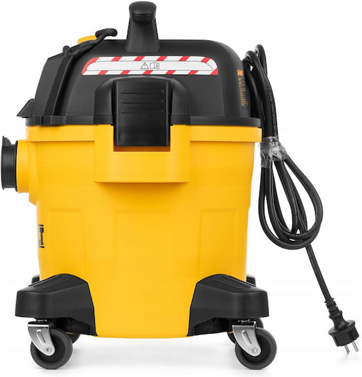 DEWALT Σκούπα Υγρών / Στερεών 1050W με Πλαστικό Κάδο 20lt