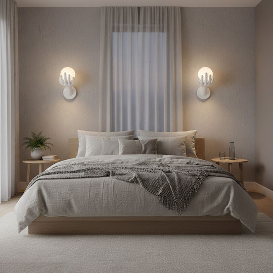 Alista Home Φωτιστικό Τοίχου Λευκό 15x30εκ. Alista Home Φωτιστικό Τοίχου Λευκό 15x30εκ.
