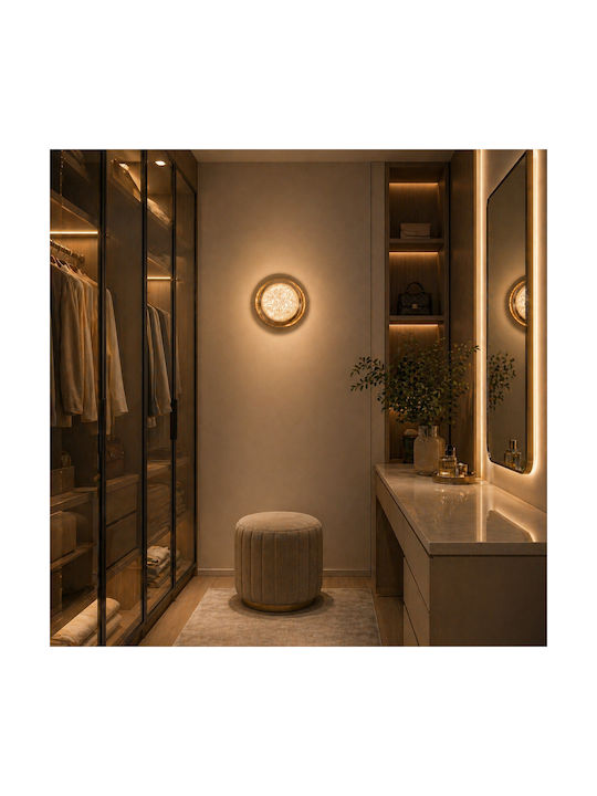 Alista Home Corp de Iluminat de Perete Modern cu LED Integrat și Lumină Albă Naturală Auriu 20cm