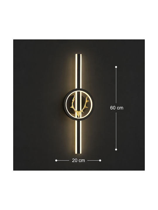 Alista Home Lămpi de Perete Modern cu Dulie E27 Negru