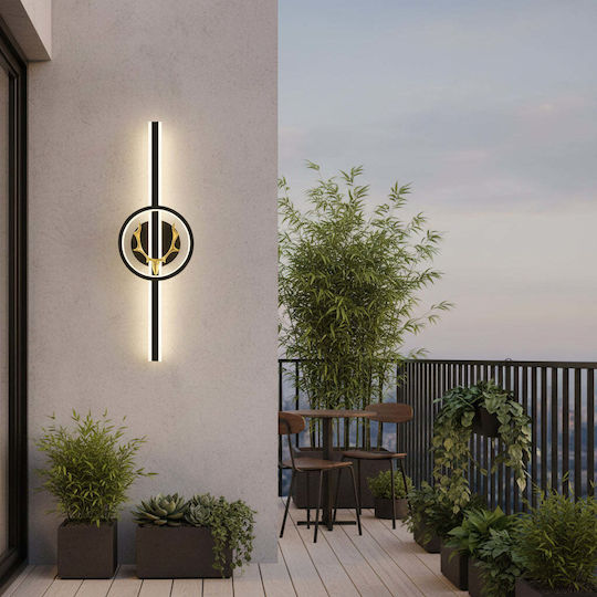 Alista Home Modern Wall Lamp with E27 Socket Black
