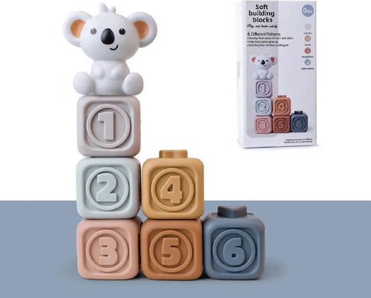 Baby Cloud Activity Cube from Silicone with Sounds for 6+ Months