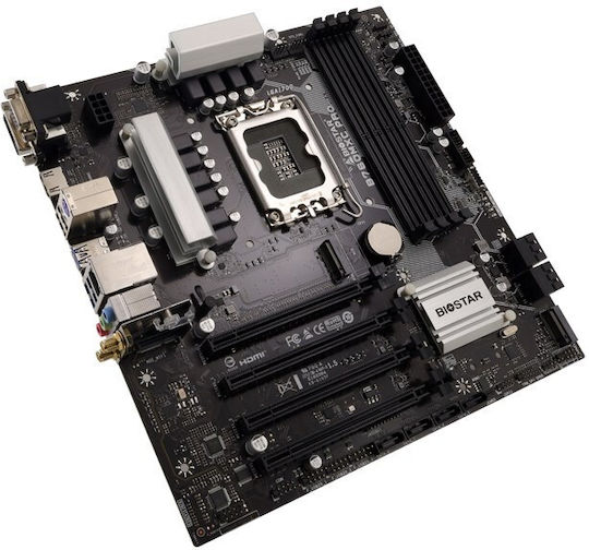 Biostar B760MXC PRO V6.0 Wi-Fi Motherboard Micro ATX με Intel 1700 Socket